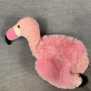 Caltoy Pink Flamingo Hand Puppet Plush Stuffed Animal 10” Vintage